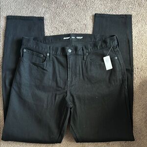 Old Navy Black Slim Straight Jeans Classic Style